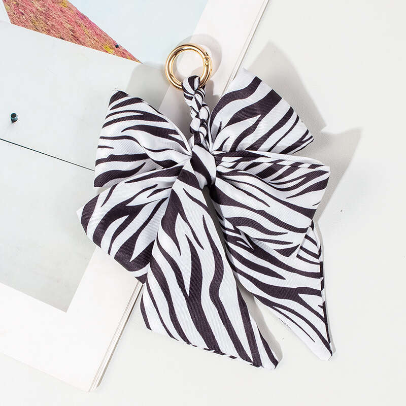 Keychain Small Bowknot Woven Internet Celebrity Retro Bag Decoration Wholesale Exquisite New Style Pendant