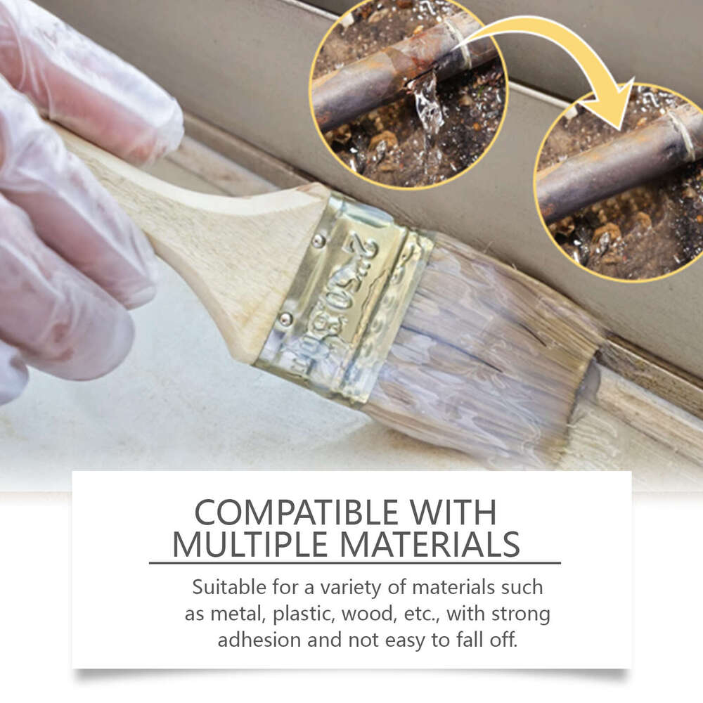 Jakehoe Transparent Waterproof Household Bathroom Kitchen Sealing Coating Exterior Wall Window Sill Crack Repair Glue S260202