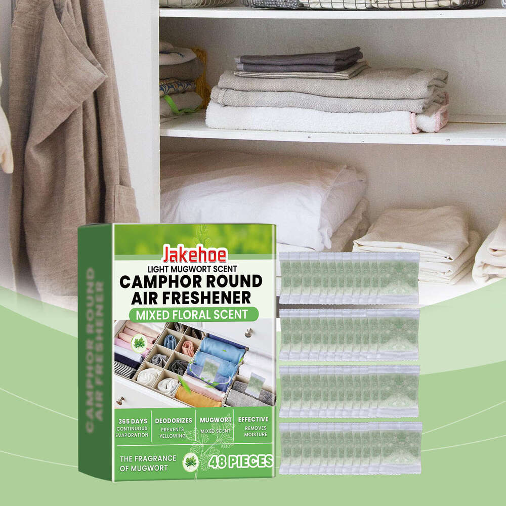 Jakehoe Floral Insect Repellent Indoor Wardrobe Shoe Cabinet Odor Natural Wormwood Fragrance Convenient Air Freshener S260202