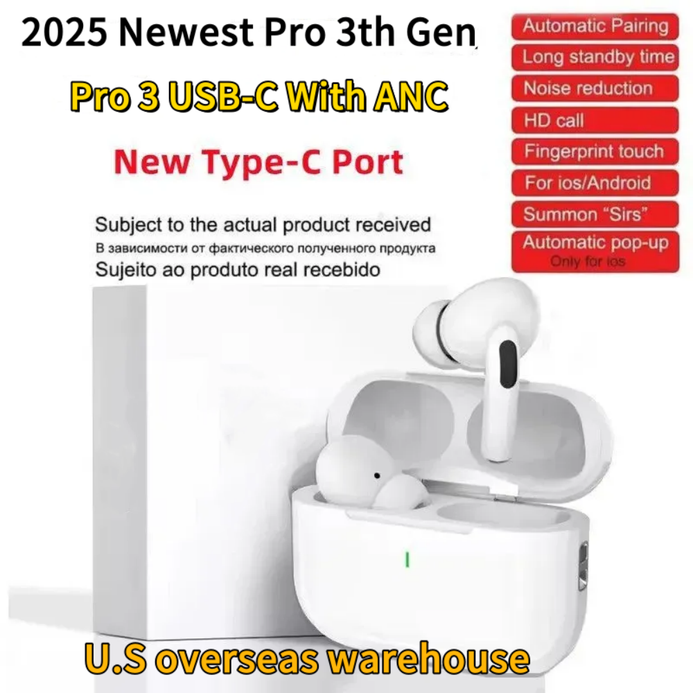 USA Stock For Tws earbuds New Pro 3 earphones with noise cancellation wireless headphones Pro 2 headphone Wireless earphone wireless earbuds auriculares Cases