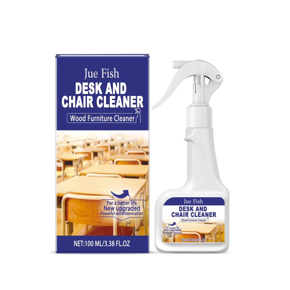 Jue-Fish Desktop Cleaner Stain Remover for Plastic Desks, Chairs, Office Furniture, and Wood S260202