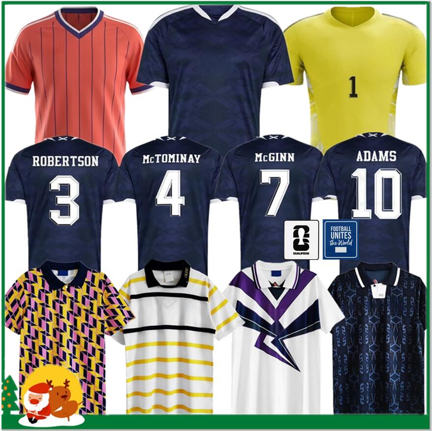 2026 Scotland Soccer Jerseys 26 27 World Cup ROBERTSON McTominay McGREGOR SHANKLAND McGINN Football Shirt Home Away maillot de Foot Men kids kits women unifrom