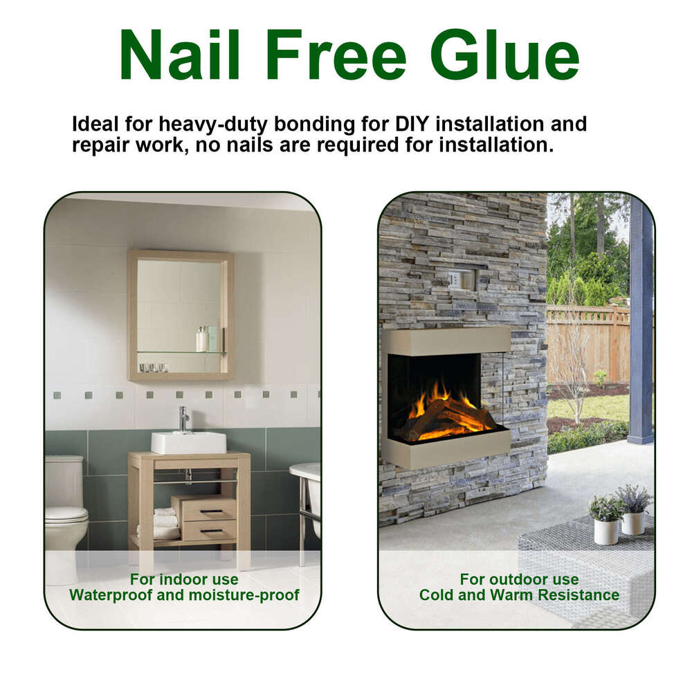 Jue-Fish Nail-Free Strong Adhesion Quick-Drying Metal Plastic Glass Glue Multi-Functional Adhesive S260202