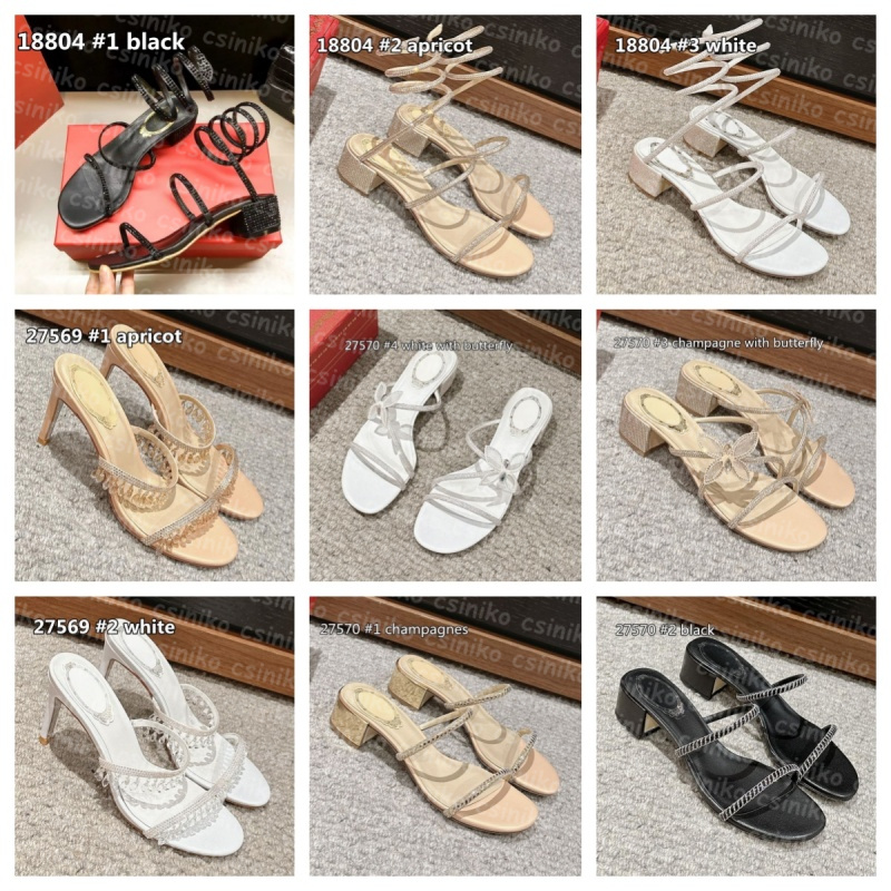 (Colors as Pics show) Premium Quality Fashion Luxury Beach Flats Slippers Sandals Heels Shoes Sandals Summer Shoes For Women Size 34-43