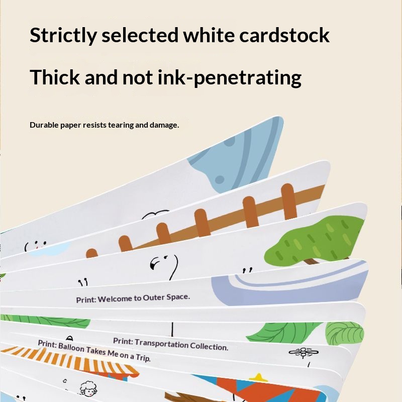 Portable Finger Paint Set with Finger Painting Book for Creative Doodling Fingerprint Paint for Toddlers and Kids, Suitable for Ages 3+ and Preschool