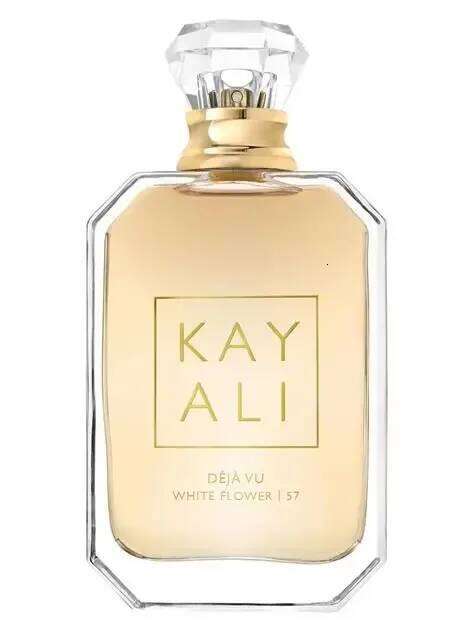 Kay Ali Dj Vu White 57 Eau de Parfum, Elegant Gold Bottle, Floral Scent, Women's Fragrances 26L0203