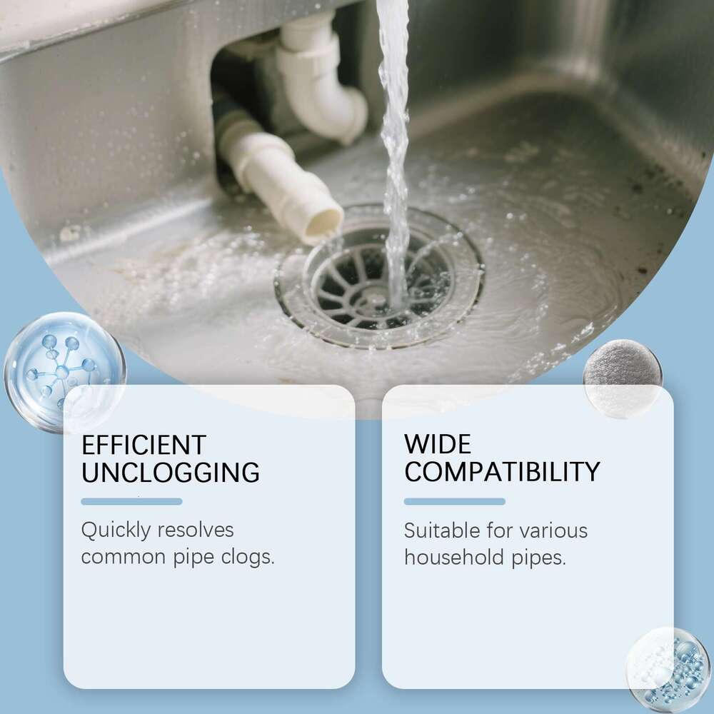 Jakehoe Pipe Cleaner Active Ingredients Deodorizing Anti-Clogging Multi-Effect Maintenance Daily Deodorization Essential S260202