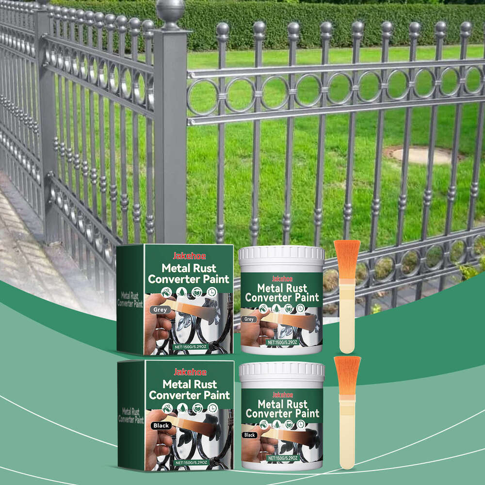 JAKEHOE Anti-Rust Paint Iron Gate Railing Decoration Metal Renovation Coating Primer Conversion Agent S260202