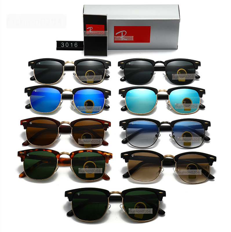 Designer sunglasses - mens sunglasses sunglases designer women 3016 UV400 protective glasses - various colors - suitable for driving, seaside relaxation - with box - RRLLC