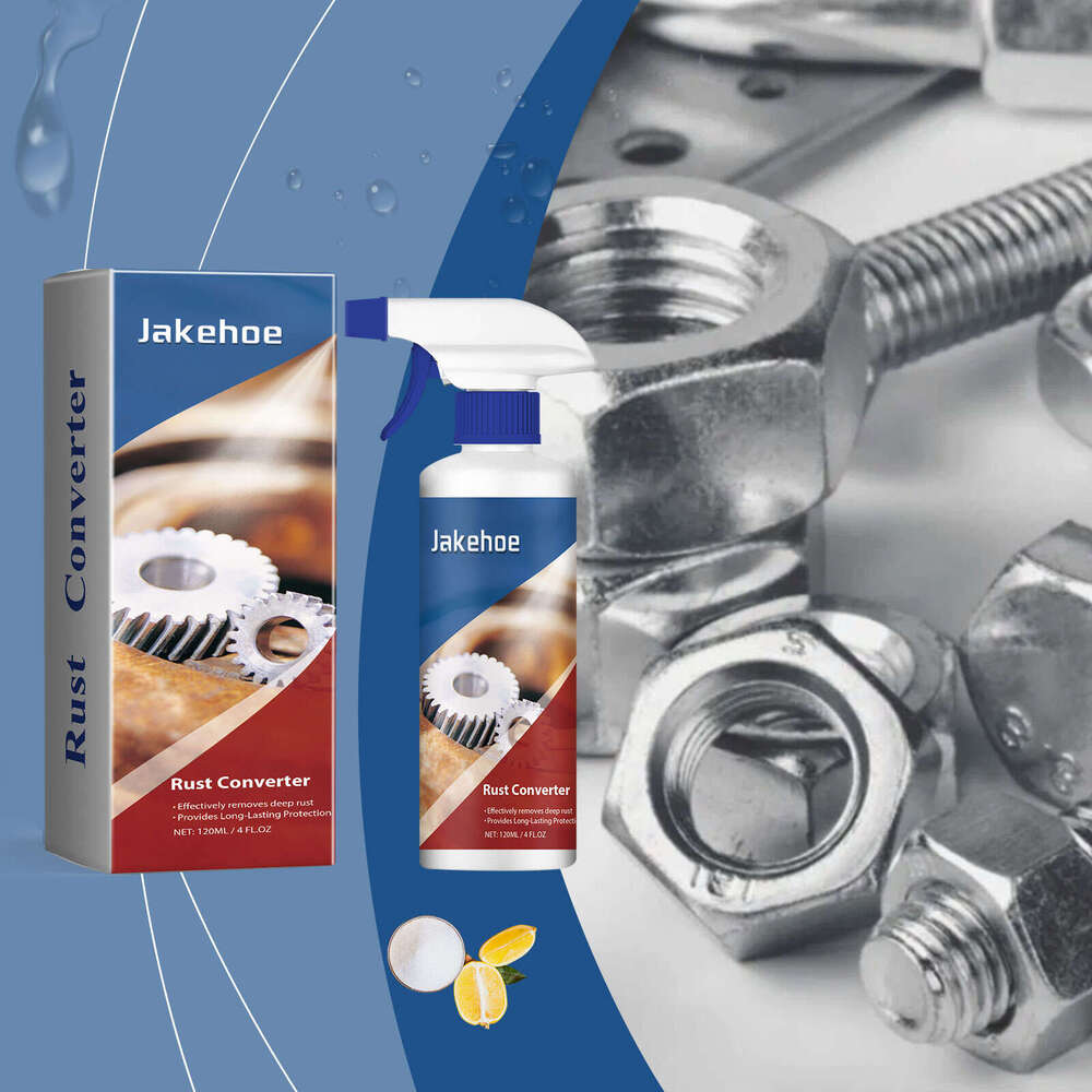 Jakehoe Anti-Rust Converter Metal Surface Accessories Iron Door Gear Bracket Rust Treatment Cleaner S260202