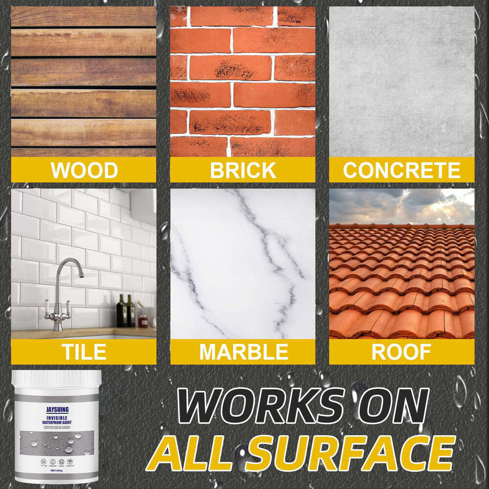 Jaysuing Sealant 300g Bathroom Kitchen Exterior Wall No-Brick Breaking Leak Repair Coating Waterproof Glue S260202