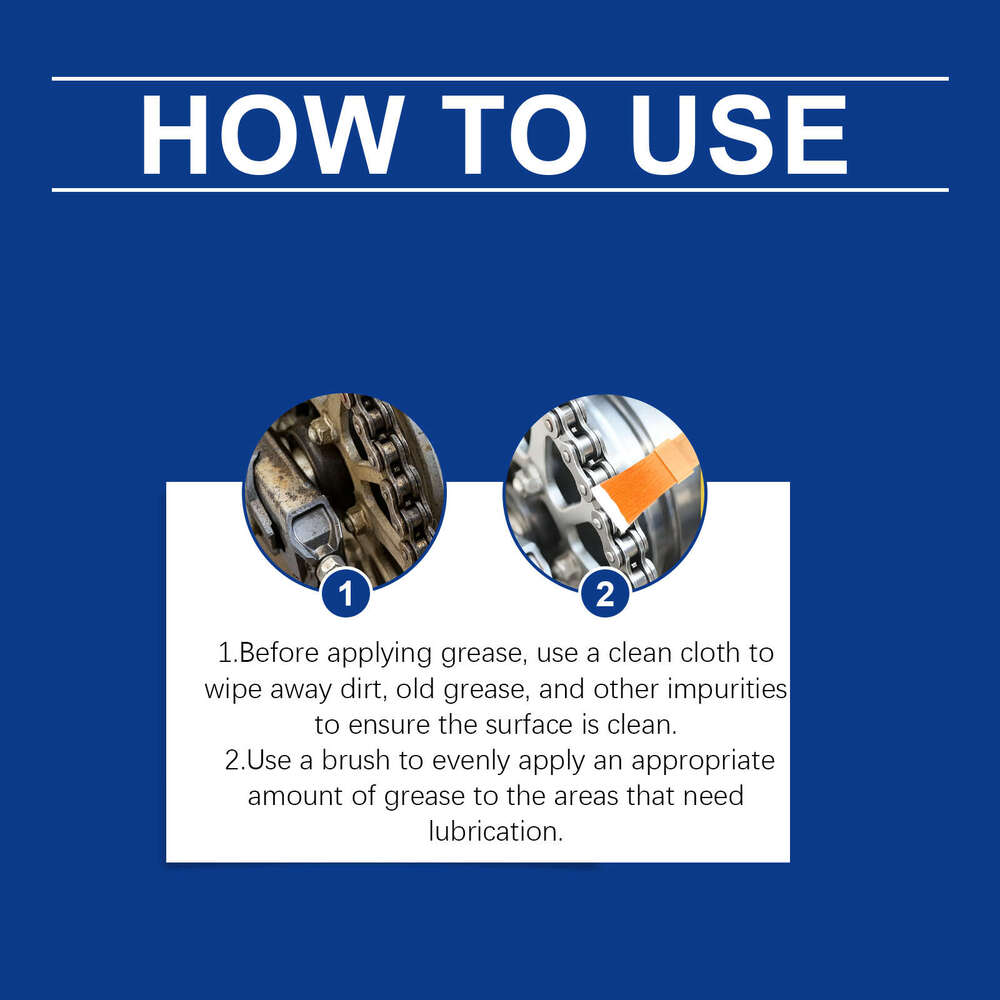 Jakehoe Multi-Purpose White Lithium Grease Daily Multi-Functional Noise Reduction Smooth Cleaning Anti-Rust Lubricant S260202