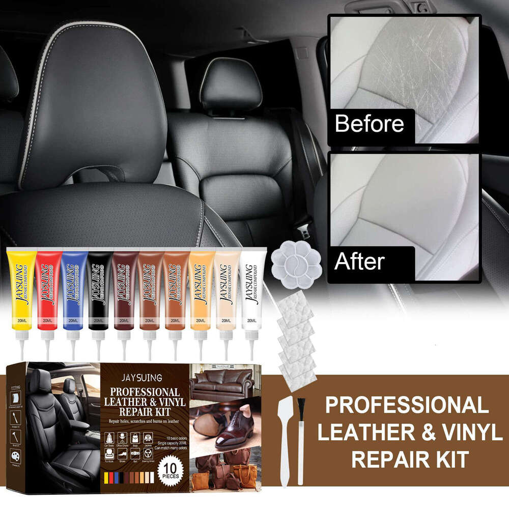 Jaysuing Cream Set Car Care, Color Restoration for Bags, Shoes, Leather Renovation, Sofa S260202
