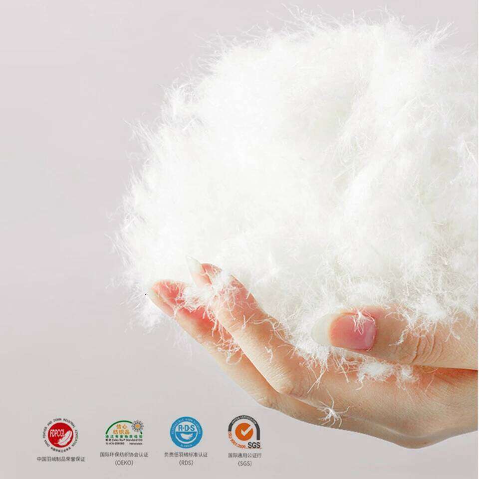 Sondeson Luxury White Goose Down Pillow Down-proof Queen King Cotton 3D Style Rectangle Winter Bedding Pillows 26W0203
