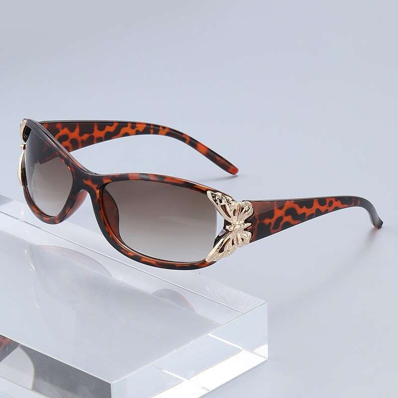 Sunglasses European American Style Butterfly Decorative Metal 1 Frame Fashion Versatile for Driving and Daily Outdoor Wear Gift High 1 Quality Texture