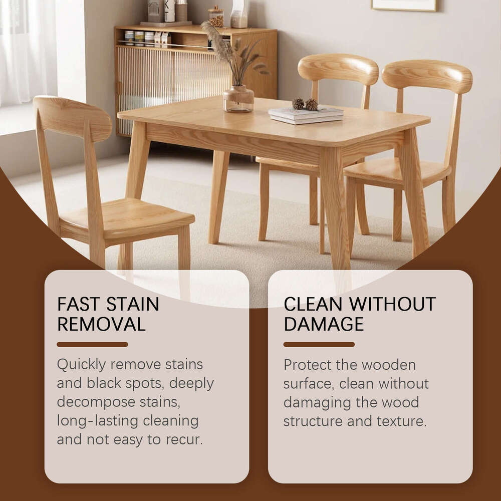 JAYSUING Teak Care Set Cleaning Stain Removal Glossy Wood Grain Daily Furniture Maintenance S260202