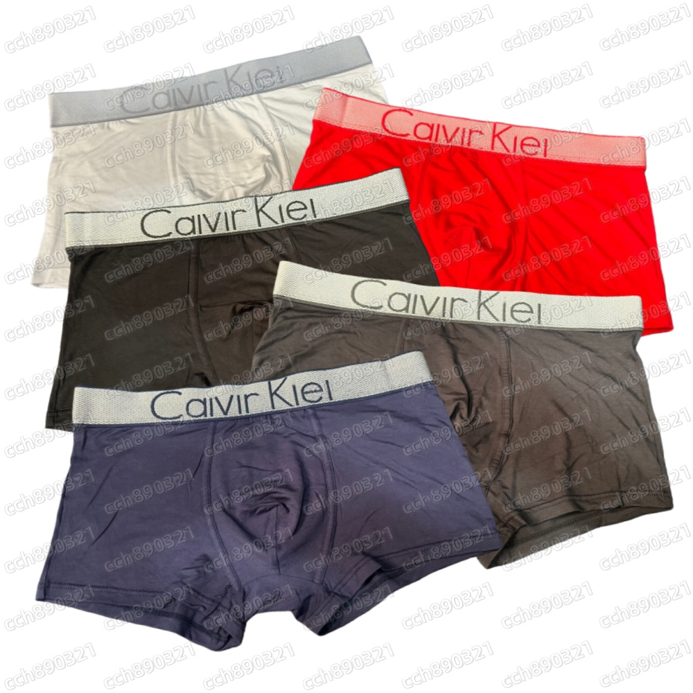 5pcs/Men's Boxer Briefs Fashion Designer Men's Underwear Cotton Boxer Shorts Men and Women's Underwear Boxer Shorts Calvin Underwear