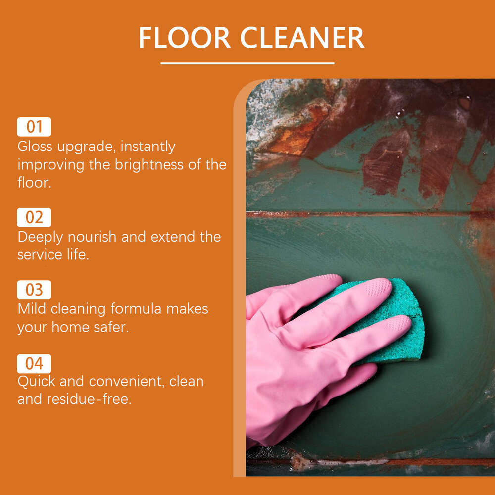 Jue-Fish Wood Floor Cleaning Polishing Brightening Powerful Stain Removal Tile Cleaner S260202