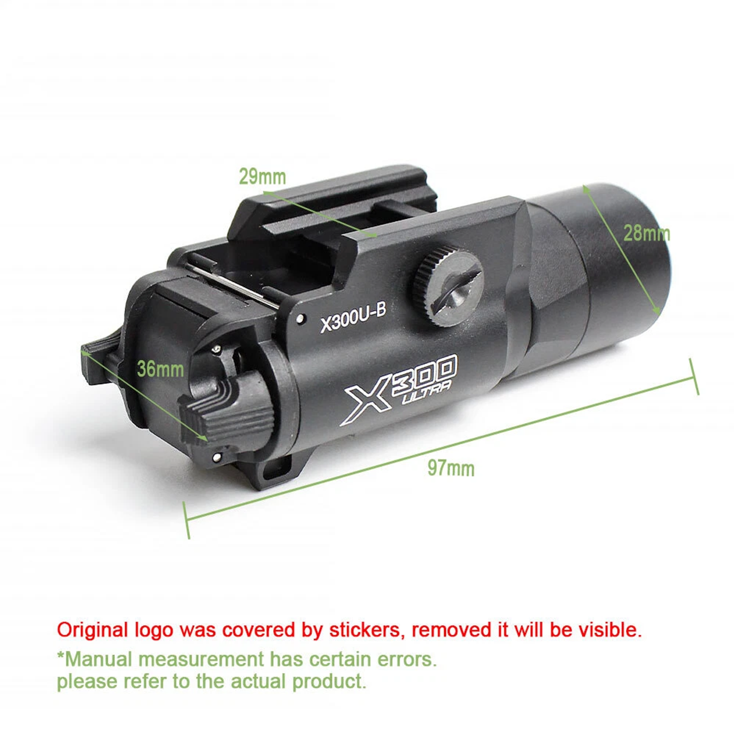 Tactical for X300U-B Weaponlight Rifle Hunting Flashlight - Constant / Momentary