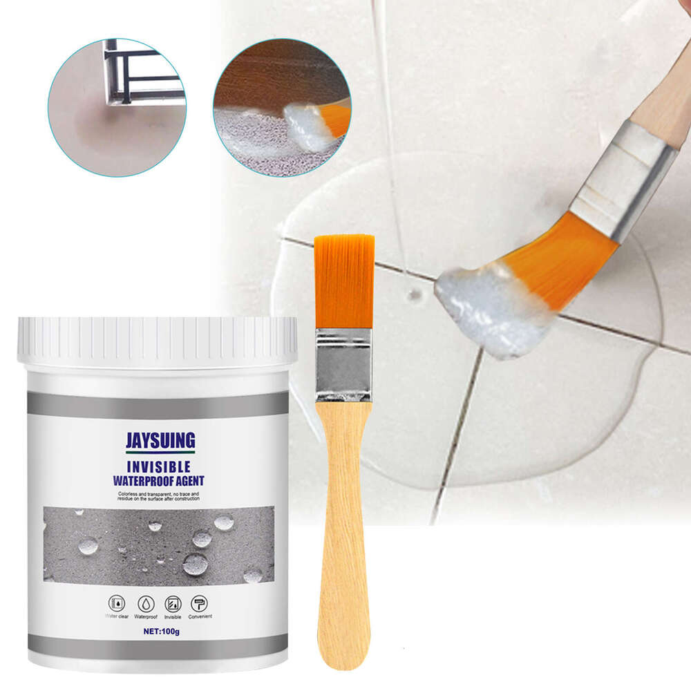 Jaysuing Waterproof Sealant 30g with Brush for Bathroom Kitchen Exterior Wall Leak Repair No Brick Breaking Home Improvement Coating Agent S260202