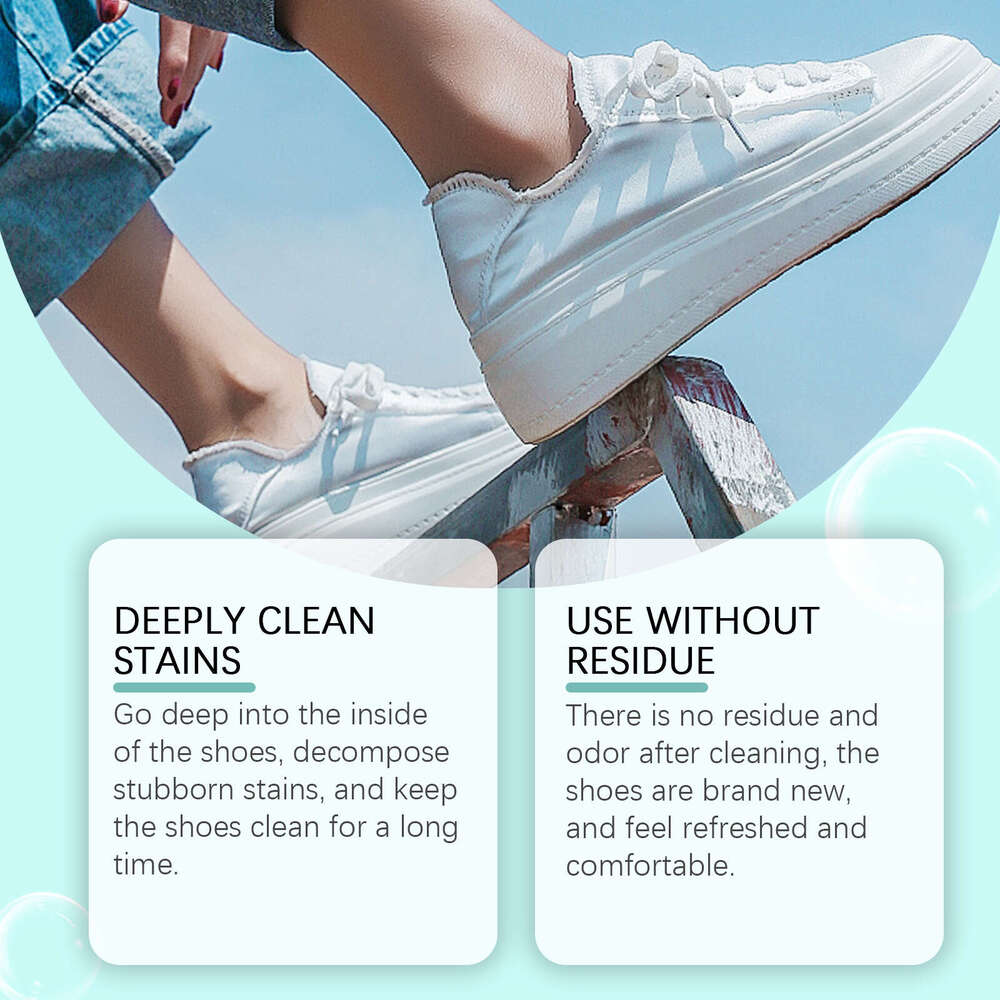 Jakehoe White Cream Stain Removal Dry Cleaning Agent Sneaker No-Wash Shoe Cleaner S260202