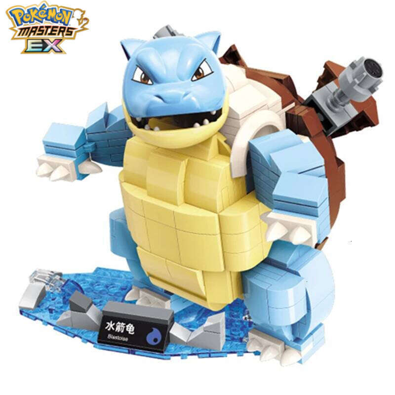 Pokemon Anime Cartoon Pikachu Bulbasaur Building Blocks Bricks Sets Movie Dolls Model Kids Toys For Children Gift L260203 - view 5