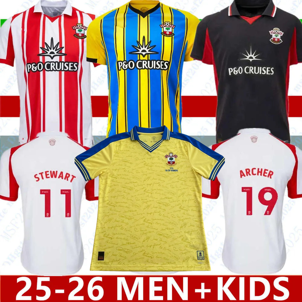 Southampton Football Soccer Jerseys Special southamton fc 50 2026 FA Cup Year Anniversary Shirt 25 26 REDMOND Football shirts adult men kids