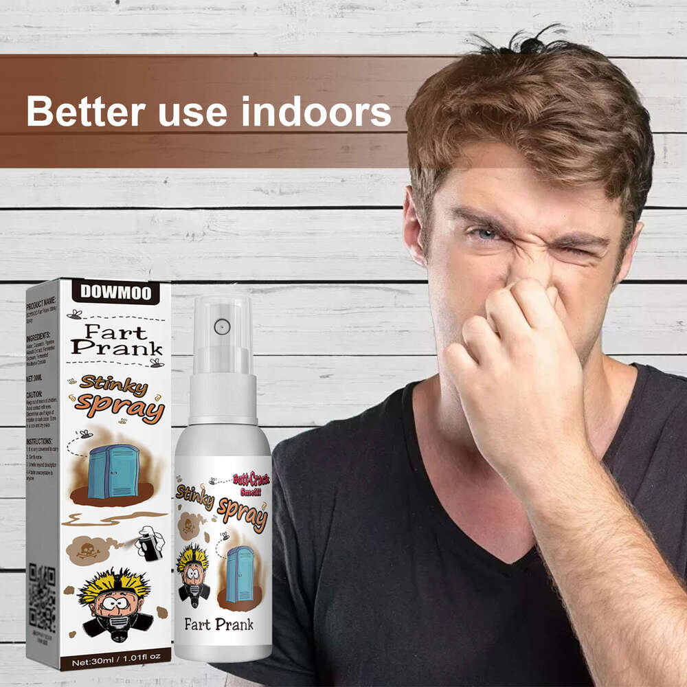 Dowmoo Funny Long-lasting Smell Entertainment Prank Stink Stress Relief Toy Liquid Spray S260202