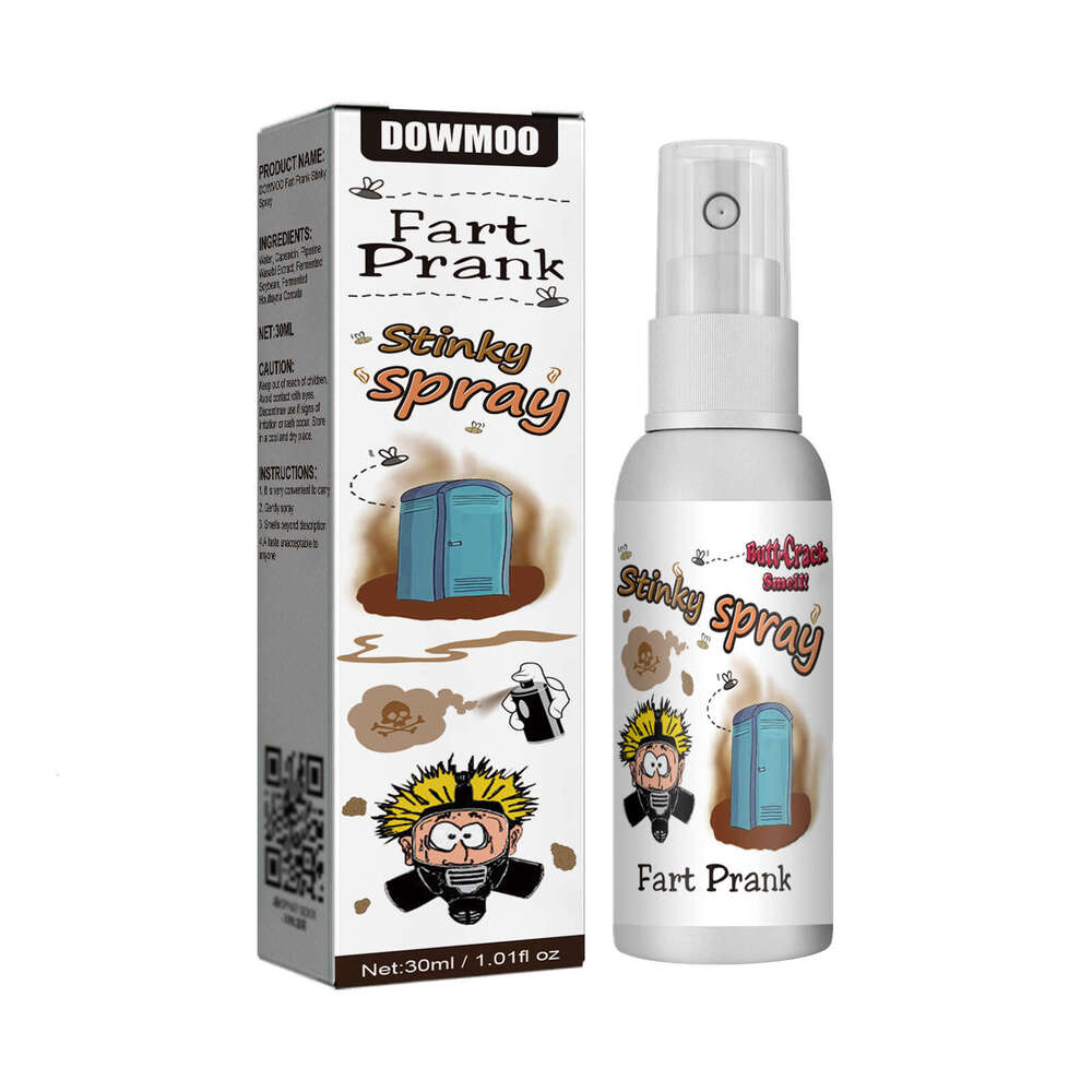 Dowmoo Funny Long-lasting Smell Entertainment Prank Stink Stress Relief Toy Liquid Spray S260202