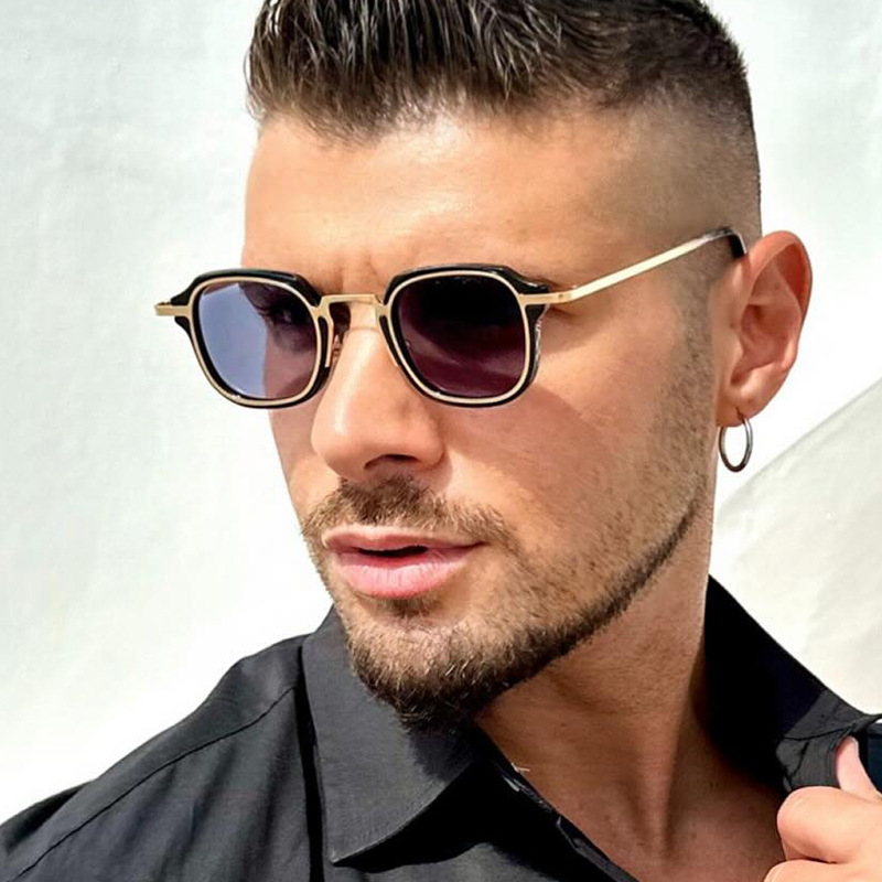 Designer Sunglasses Retro Classic Round Sunglasses For Men Women Metal Frame Vintage Luxury Fashion Unisex Shade With UV400 Protection QW651