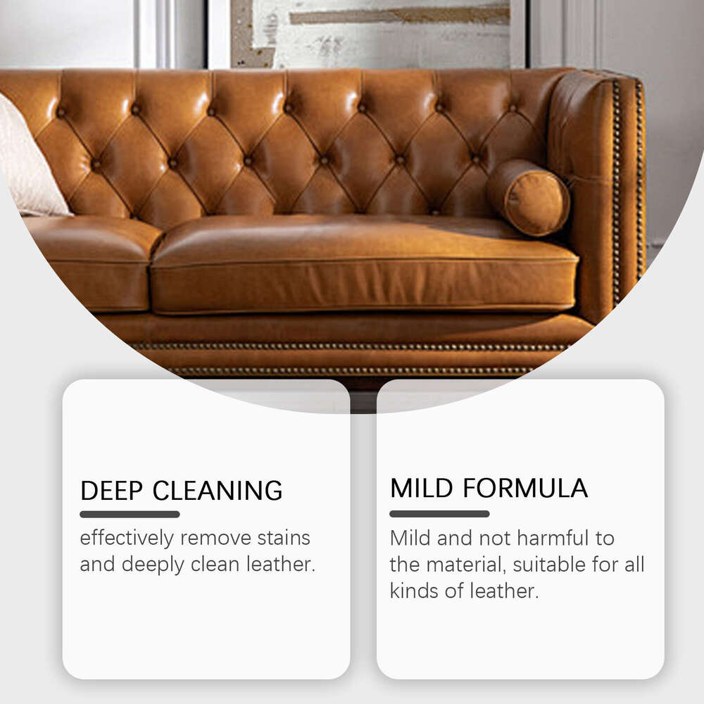 Jakehoe Furniture Leather Stain Removal Cleaning Polishing Brightening Care Protection Cleaner S260202