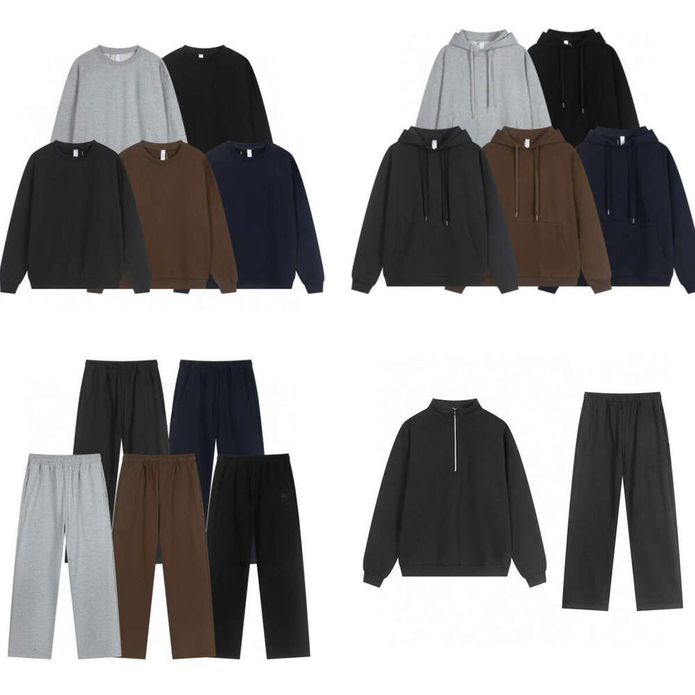 New with logo Unisex clothing yoga hoodie Yoga set jacket Sweat pant 3D Relaxed-fit Sport Lantern Pant for men Jogger women clothes men sweatshirt set