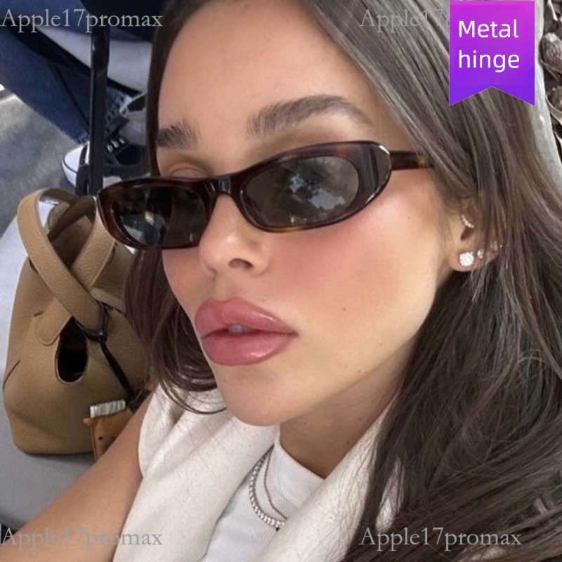 Luxury Brand Designer Oval Small Frame European And American Personality Fashion 2026 New Beach Sun Protection Seaside Sunglasses For Women - view 3