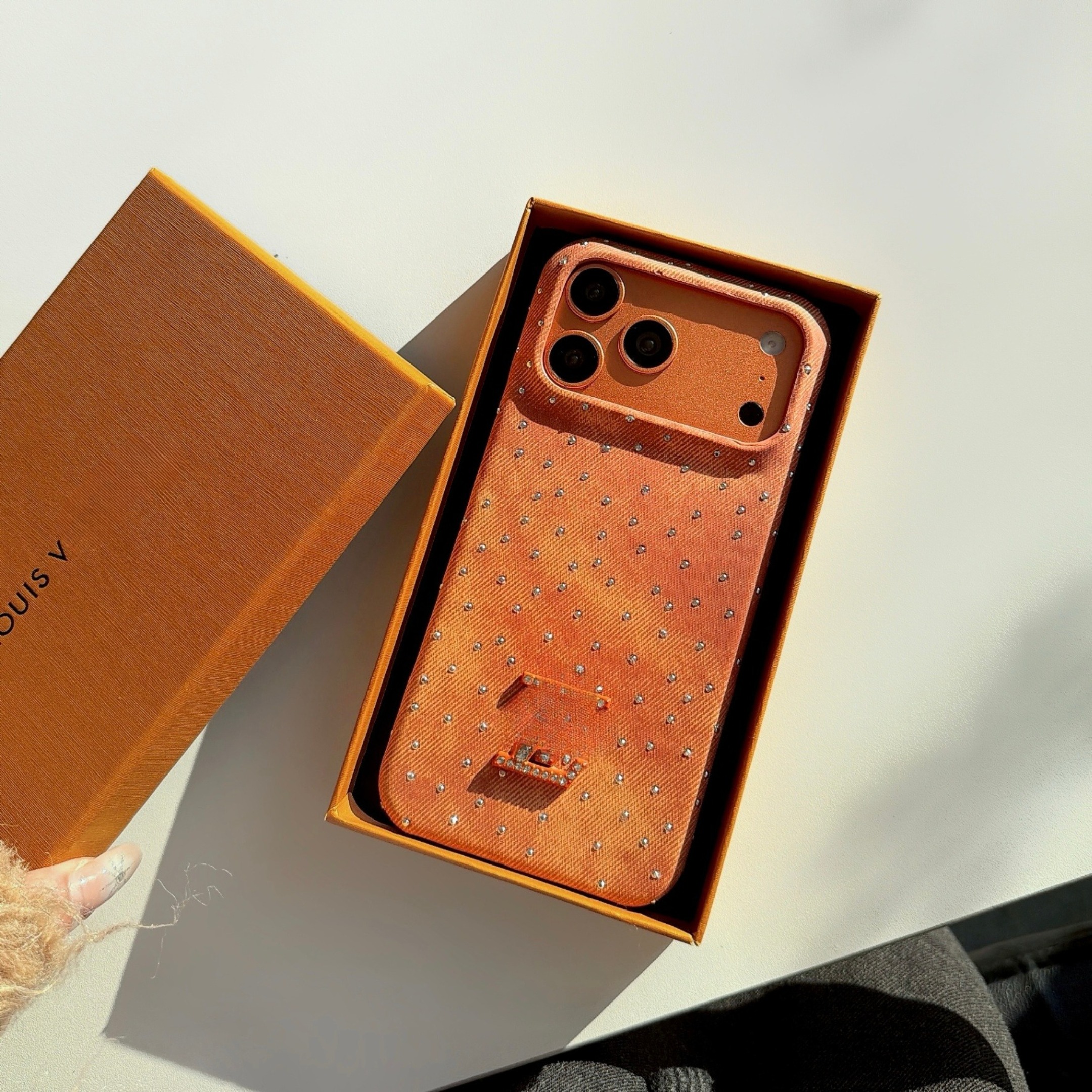 Luxury Diamond-Embedded Phone Case,For iphone Designer Style, Social Essentia