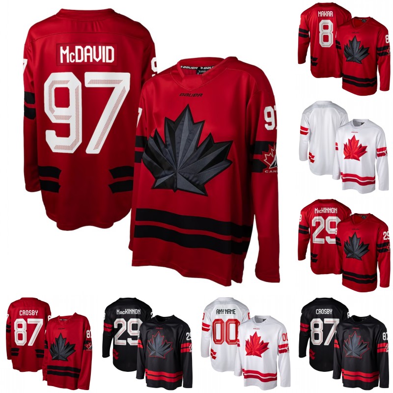 Canada Hockey 2026 Winter Olympicss Hockey Jersey Macklin Celebrini Anthony Cirelli Sidney Crosby Bo Horvat Nathan MacKinnon Brad Marchand Mitch Marner Custom 888