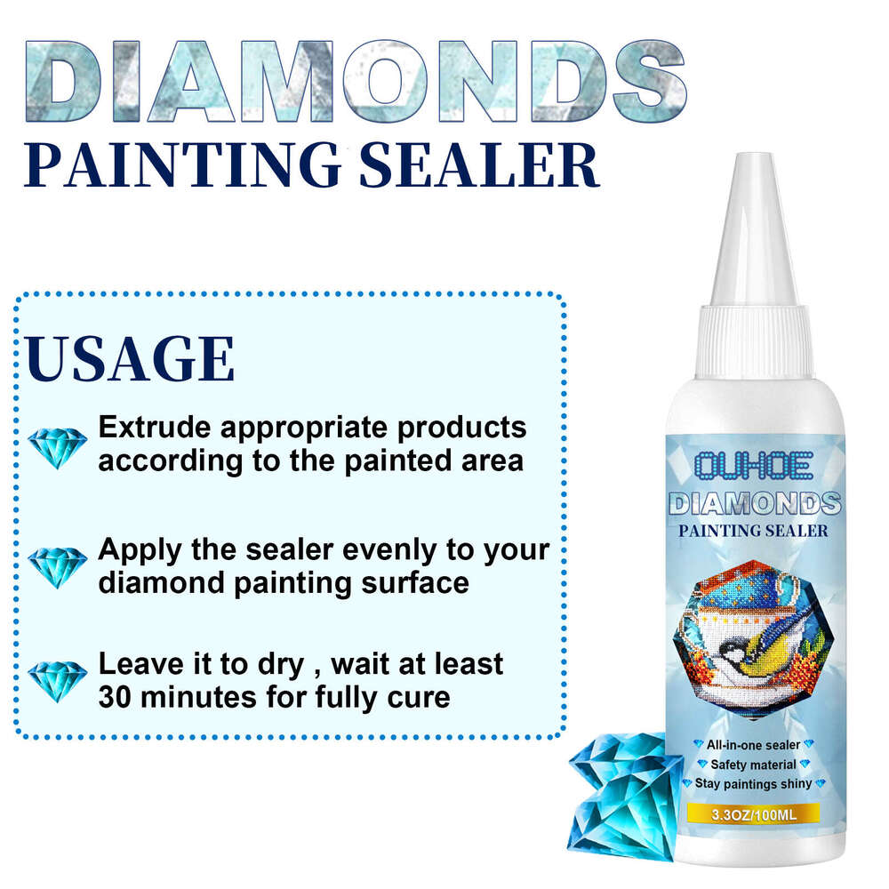 OUHOE Oil Protection Adhesive 5D Diamond Painting Puzzle Sealant S260202