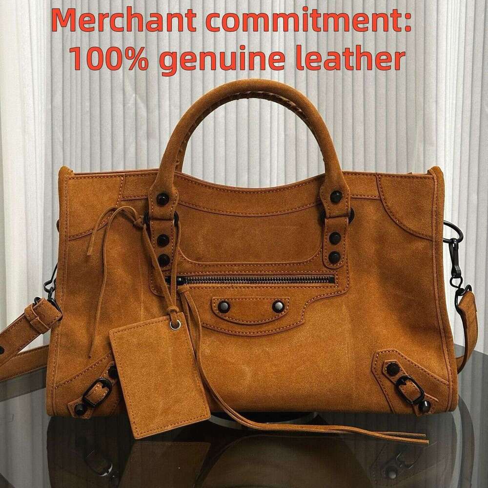 Best seller LE CITY tote bag Luxury Designer bags for Womens mens genuine leather rivet Motorcycle bag Top quality crossbody Shoulder bag suede handbags travel bags