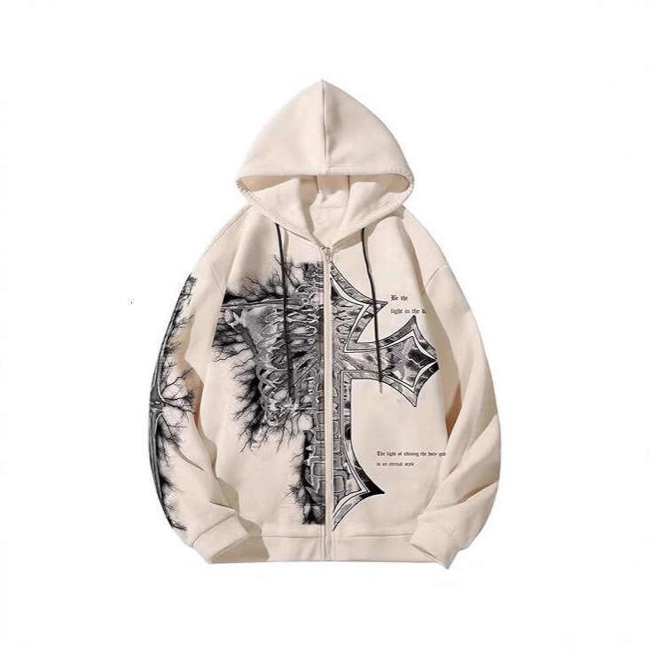 Unisex Hoodie Sweat Shirts Style Autumn Winter Hooded Cardigan Sweatshirt Digital Print Jacket Streetwear Comfortable Soft Casual Loose Fit Casual Sty