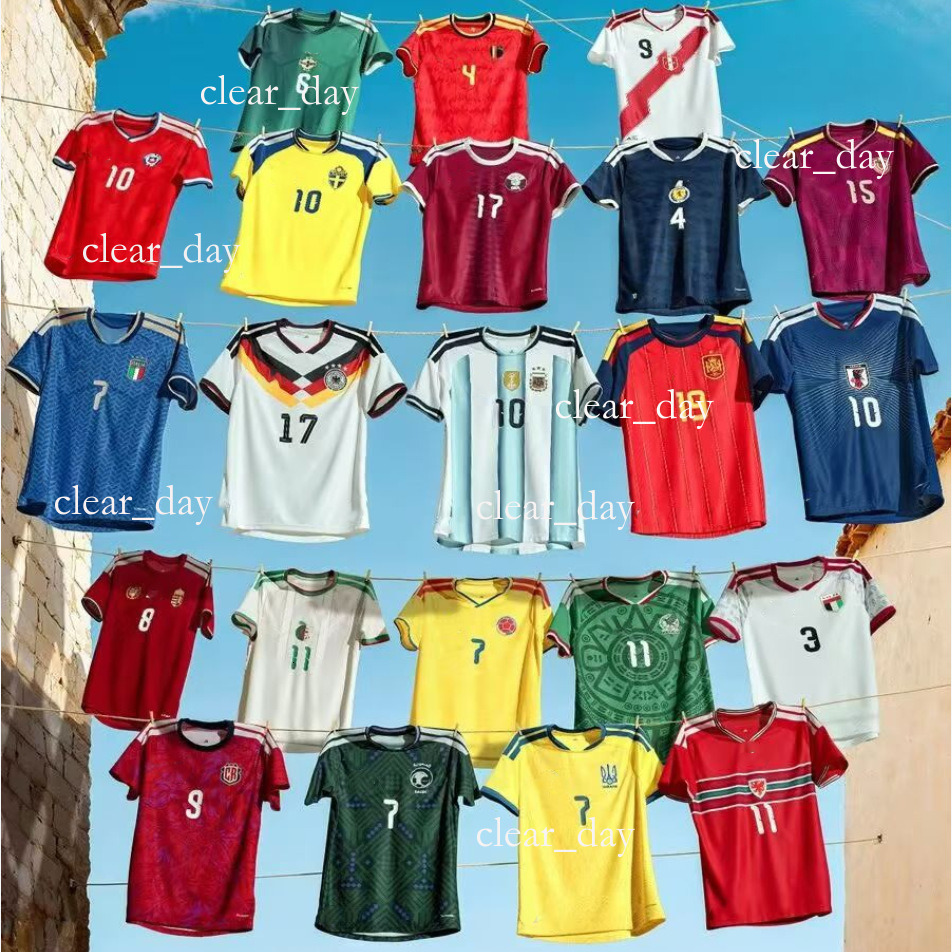 Soccer Jerseys 2026 World Cup National Team Jerseys Argentina Germany England Spain France Greece Soccer Shirts Dropshipping Football Jerseys 9bc