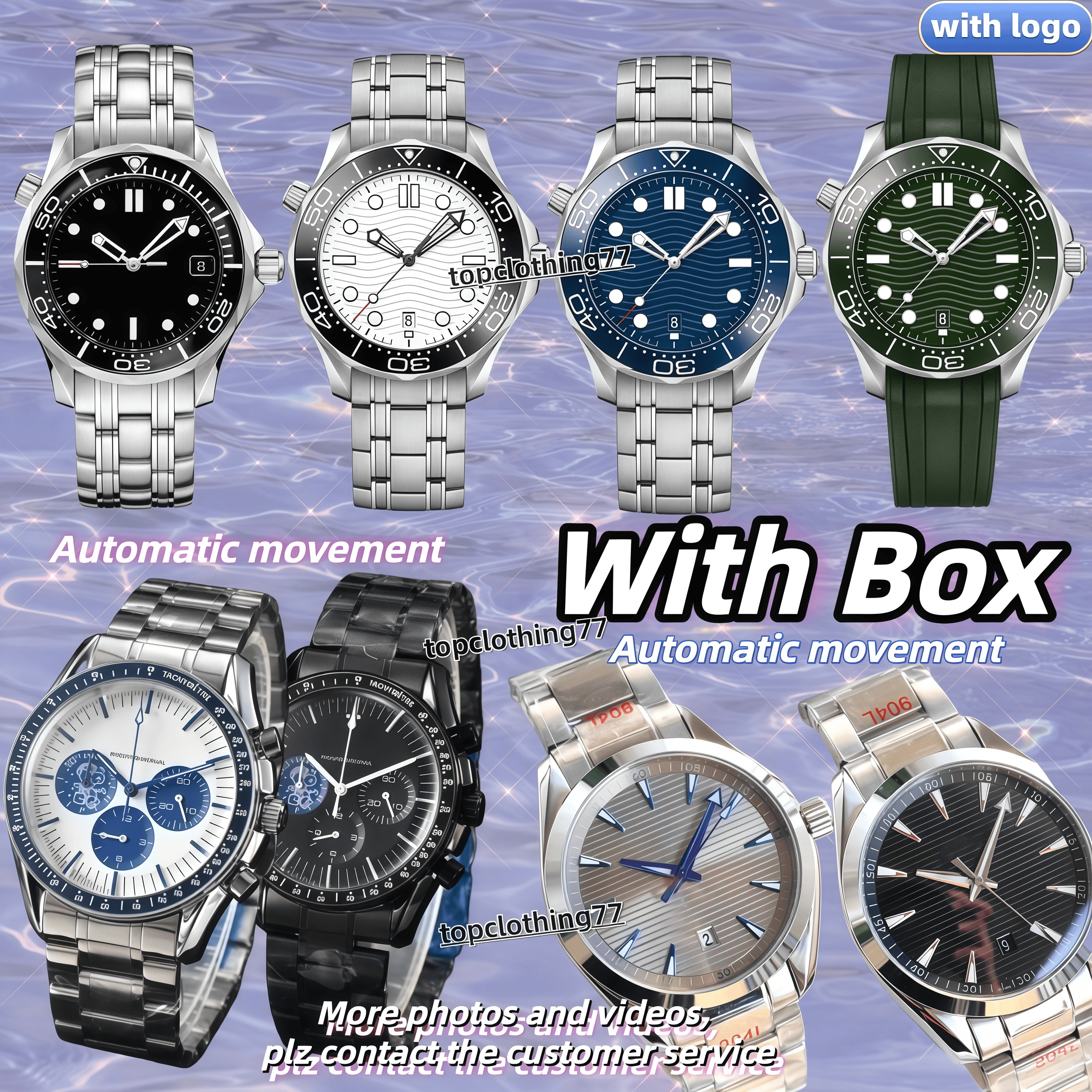 U1 Top High-Quality Watch Designer Men's Watch Dandong 2813 Automatic Movement HAIMA Luminous Waterproof 100 Meters 316L Stainless Steel AAA Watch