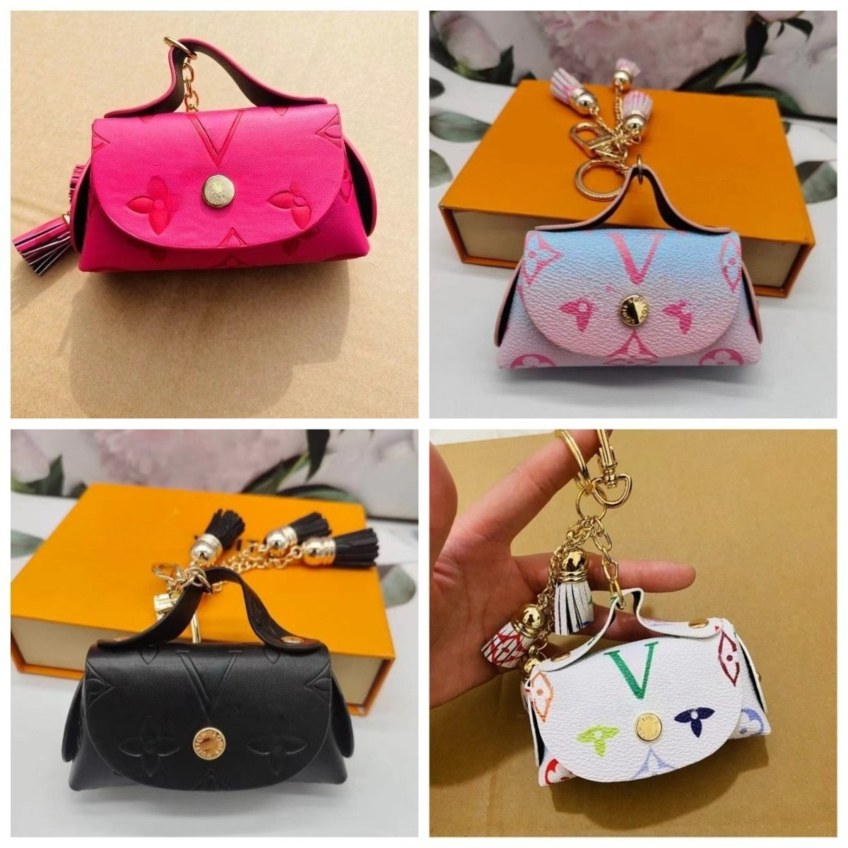 Designer Keychain Lanyard Unisex Bag Charm Chain Key Chains Pendant Fashion Coin Purse Bags Phone Daily Keychains