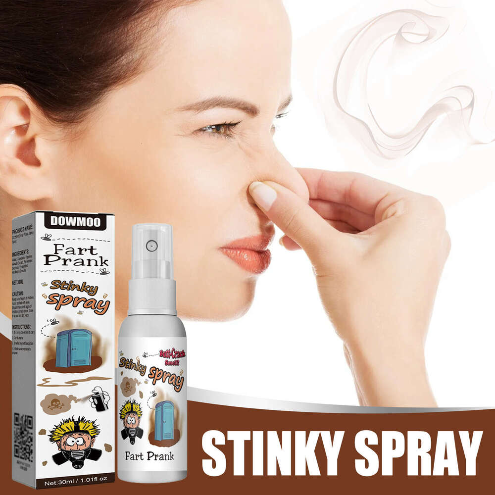 Dowmoo Funny Long-lasting Smell Entertainment Prank Stink Stress Relief Toy Liquid Spray S260202