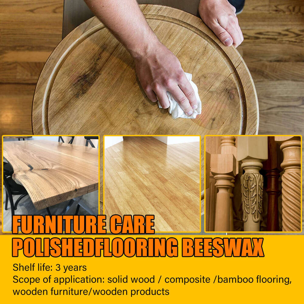 EELHOE Furniture Brightening Natural Polishing Waterproof Wear-Resistant Wooden Floor Maintenance Care Beeswax S260202