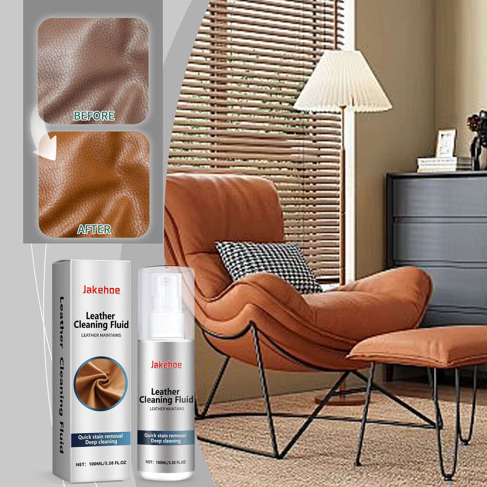 Jakehoe Furniture Leather Stain Removal Cleaning Polishing Brightening Care Protection Cleaner S260202