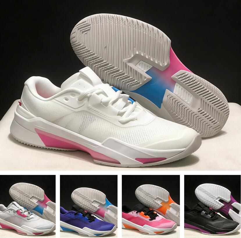 The Roger Pro Fire Clay Tennis Shoes Lightweight Mesh Polyester Upper Breathability and Comfort Carbon Plate Shoe Enhanced Support