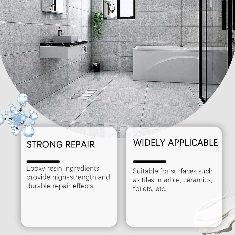 Jaysuing Ceramic Paste Toilet Marble Pit Glaze Repair Agent Tile Adhesive S260202