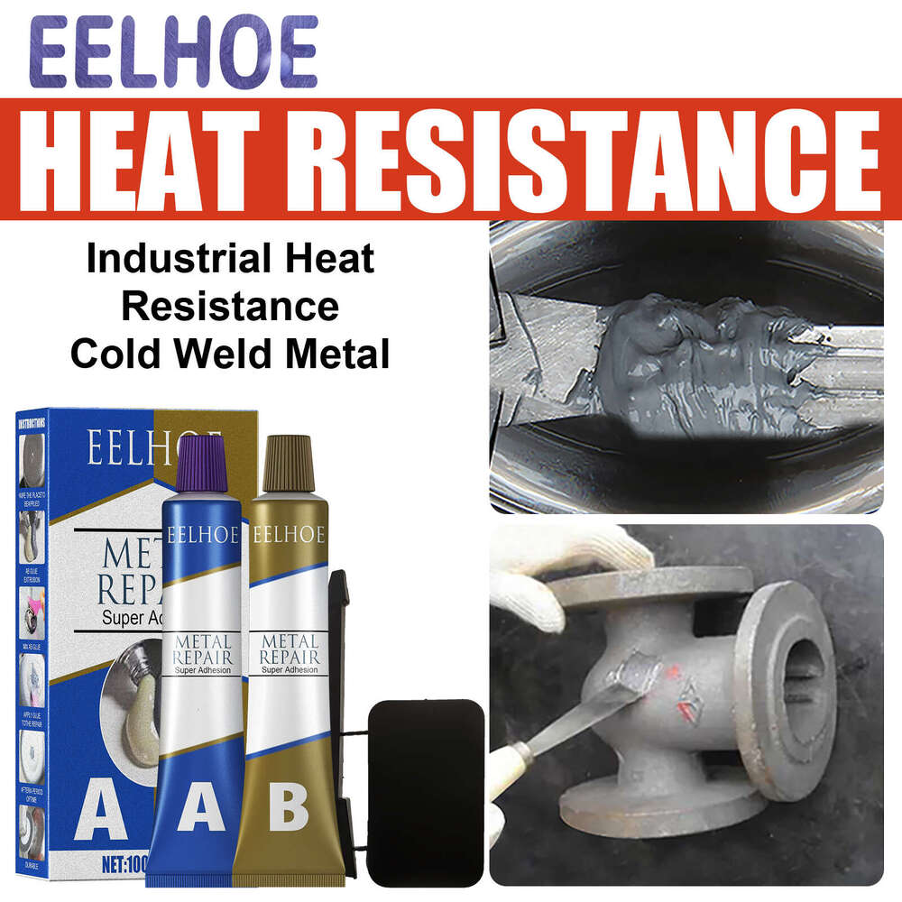 EELHOE AB Casting Filler Crack Leak Quick-Drying High-Temperature Resistant Welding Metal Repair Agent S260202