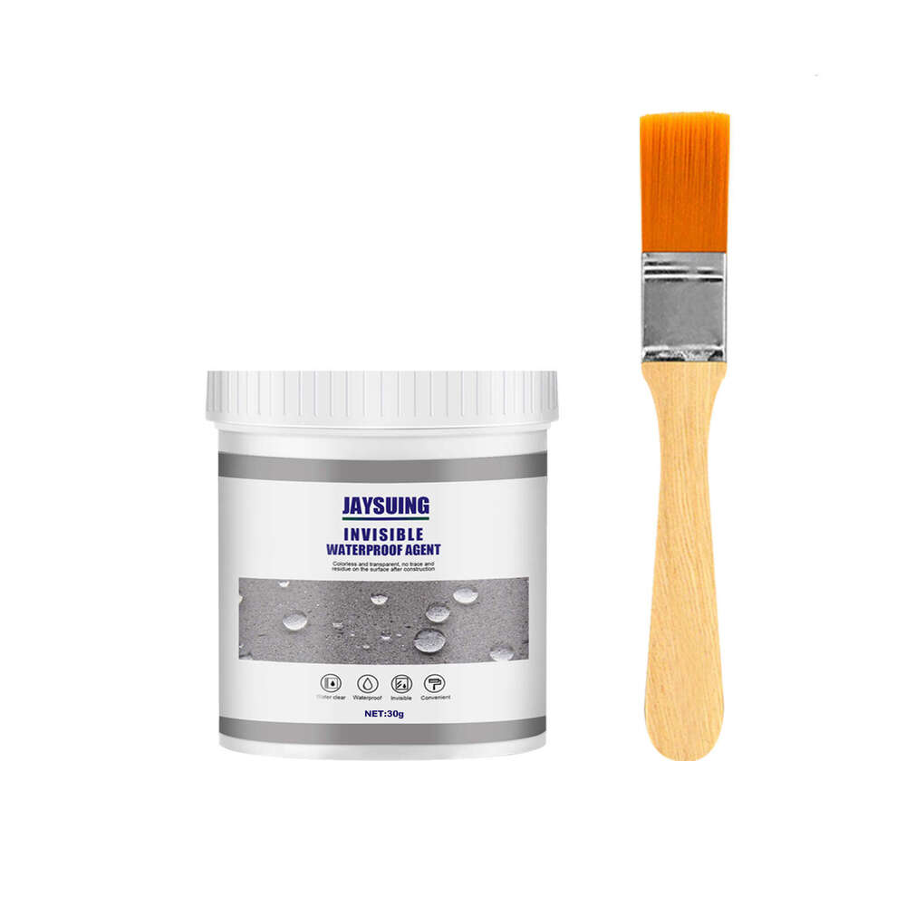 Jaysuing Waterproof Sealant 30g with Brush for Bathroom Kitchen Exterior Wall Leak Repair No Brick Breaking Home Improvement Coating Agent S260202