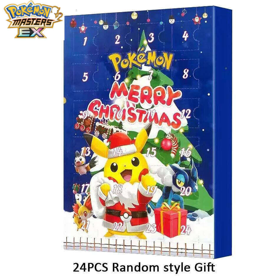 HOT Pokemoned Christmas Advent Calendar Box 24pcs Kawaii Pikachu Anime Figures Children Toys For Boys Girls Kid Xmas Gifts L260203 - view 6