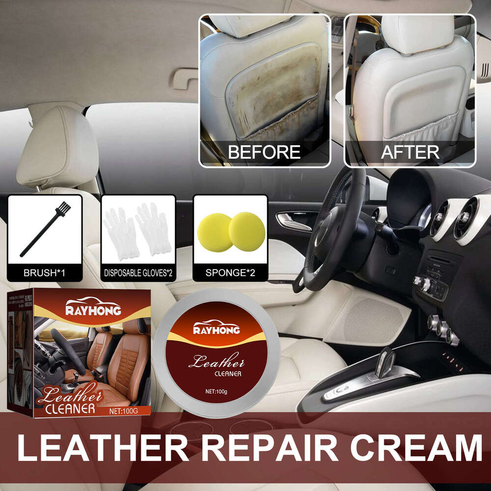 Rayhong Repair Cream Sofa Leather Stain Remover Agent Maintenance Care Cleaning S260202